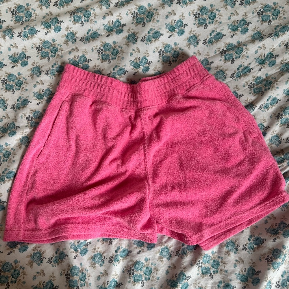 Hollister Pink Athletic Shorts Lightweight Elastic Waist